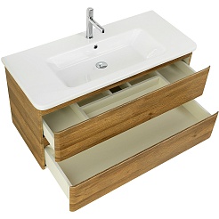 BelBagno Тумба с раковиной Albano-Cer 105 подвесная Rovere Rustico – фотография-4