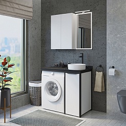 Comforty Шкаф подвесной Лозанна 60 белый глянцевый – фотография-4