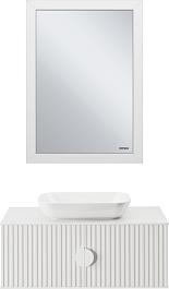 Brevita Мебель для ванной Richard 105 подвесная белая матовая – фотография-1