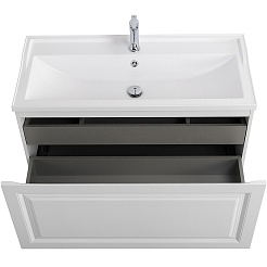 Cezares Тумба под раковину Giubileo 100 подвесная bianco lucido – фотография-4