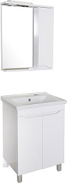 ASB-Mebel Мебель для ванной Бари 60 2.0 белая – фотография-1