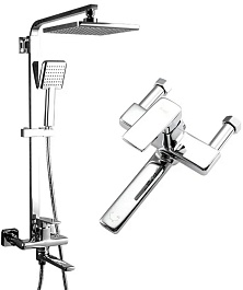 Frap Душевая стойка H60 F2460 хром – фотография-1