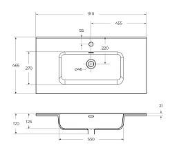 BelBagno Тумба с раковиной Kraft 90 подвесная Темно-Серый матовый с раковиной BB900ETL – фотография-3