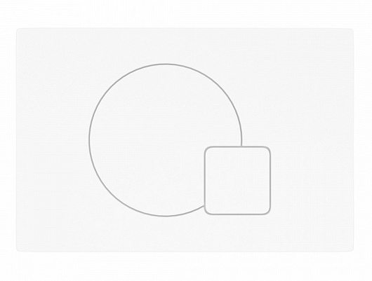 Teymi Кнопка смыва Ellie T70024WM белый матовый – фото-1