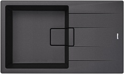 Florentina Мойка кухонная Ривьера 860 антрацит – фотография-1