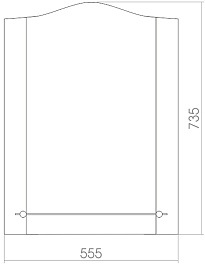 Mixline Зеркало Престиж Парнас 55.5 – фотография-2