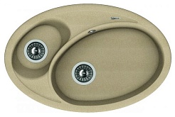 Florentina Мойка гранитная Селена 780 бежевый – фотография-1