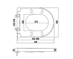 Am.Pm Крышка-сиденье Inspire C507852WH с микролифтом – фотография-2
