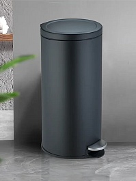 WeltWasser Ведро для мусора WW Lora BL 30L черное матовое – фотография-2