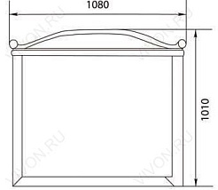 Demax Зеркало для ванной "Неаполь 120" – фотография-2