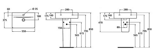 Ideal Standard Раковина Connect Cube E788601 – фотография-6