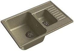 Granfest Мойка кухонная Quarz GF-Z21K Песочный – фотография-1