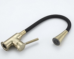 Frap Смеситель для кухни H44 F4044-3 золотой сатин – фотография-2