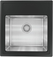 Florentina Мойка кухонная Комби 480 антрацит