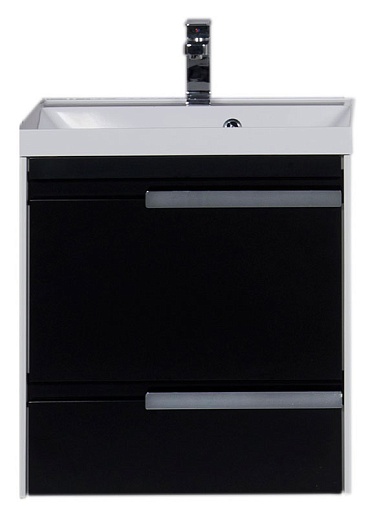 Aquanet Тумба с раковиной "Тиволи 60" черная – картинка-3