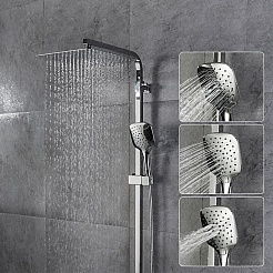 Gappo Душевая стойка G18 G2418-1 хром – фотография-2