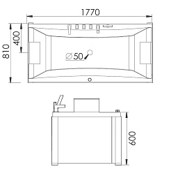 Gemy Акриловая ванна G9076 K – фотография-4