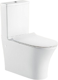 BelBagno Унитаз-компакт Deluca безободковый с микролифтом – фотография-1