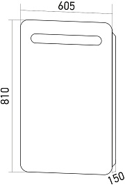 Mixline Мебель для ванной Стив 60 L подвесная белая – фотография-16