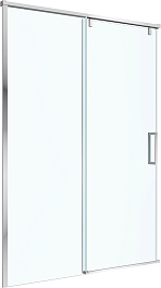 BelBagno Душевая дверь в нишу Soft Close-1 SOFT_CLOSE-1-BF-1-140-C-Cr 140x200 профиль хром стекло прозрачное – фотография-1