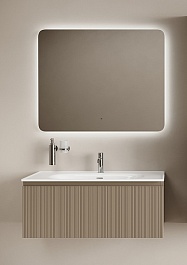 Sancos Мебель для ванной Code 100 серо-бежевая – фотография-1