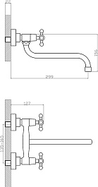 Rossinka Смеситель "G02-74" для кухонной мойки – фотография-2