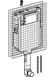 Geberit Cмывной бачок скрытого монтажа Sigma 8 109.791.00.1 для унитазов – фотография-2