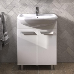 Vigo Мебель для ванной Hoska 60 (Уют) белая – фотография-5