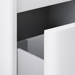 Vivon Тумба под раковину Atwood 80 подвесная белая матовая – фотография-8