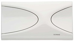 Schwab Кнопка смыва Targa белая – фотография-1