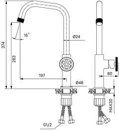 Iddis Смеситель для кухни Grange GRAGM00i05 – фотография-6