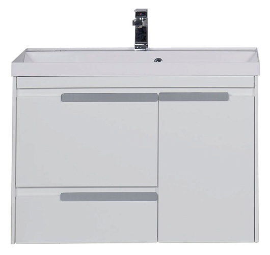 Aquanet Тумба с раковиной "Тиволи 90" белая – фотография-4