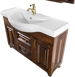 Водолей Мебель для ванной Дубэлла 120 венге – фотография-4