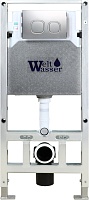 WeltWasser Инсталляция для унитаза Amberg 506 ST CR с клавишей смыва хром глянцевый