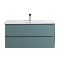 BelBagno Тумба под раковину Kraft 100 подвесная Голубой матовый – фотография-6