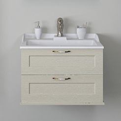 Акватон Тумба под раковину Леон 65 дуб бежевый – фотография-1