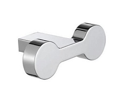 Jacob Delafon Крючок Singulier 15218D-CP двойной – фотография-1