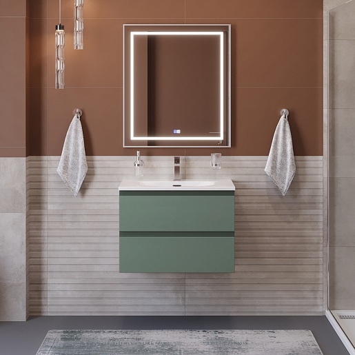BelBagno Тумба под раковину Kraft 70 подвесная Еловый матовый – фотография-10