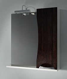 Какса-а Зеркальный шкаф Каприз 70 R венге – фотография-2