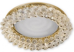 Feron Встраиваемый светильник CD5353 прозрачный, золото – фотография-1