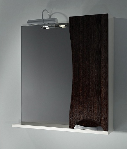 Какса-а Зеркальный шкаф Каприз 70 R венге – фотография-2