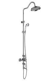 Aquatek Душевая система Классик AQ2543CR с термостатом, хром – фотография-1