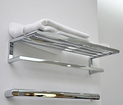 Keuco Полка с полотенцедержателем Elegance new 11675 хром – фотография-4