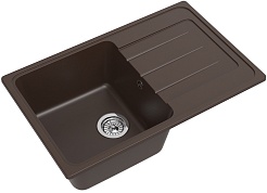 Ewigstein Мойка кухонная Elegant 50F шоколад – фотография-1