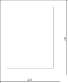 Mixline Зеркало Багет Марсель 63 – фотография-2