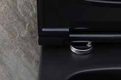 Allen Brau Унитаз подвесной Priority 4.31001.31 чёрный матовый с крышкой 4.31004.31 – фотография-20