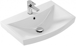 Onika Мебель для ванной Харпер 60.10 белая глянцевая/мешковина – фотография-10