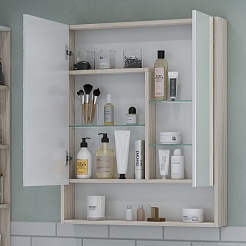 Акватон Мебель для ванной Сканди Doors 45 белая/дуб верона – фотография-20