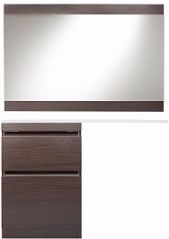 Style Line Мебель для ванной Даллас 120 Люкс L, венге – фотография-1