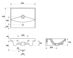 Cersanit Раковина City 50 – фотография-3